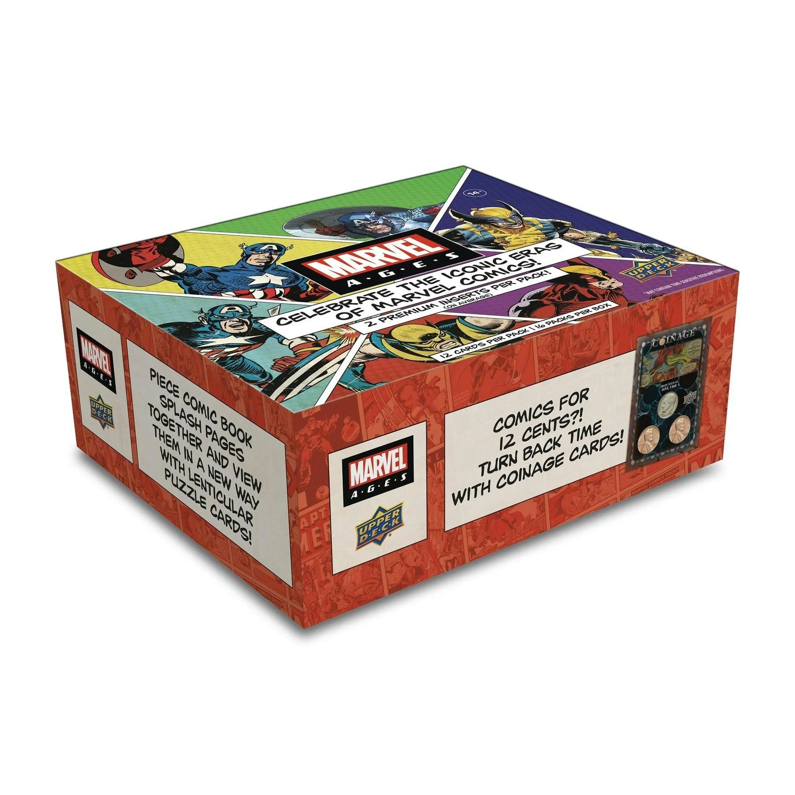 Marvel Ages Trading Cards Hobby Box (2020 Upper Deck) (Ships Sealed Only)