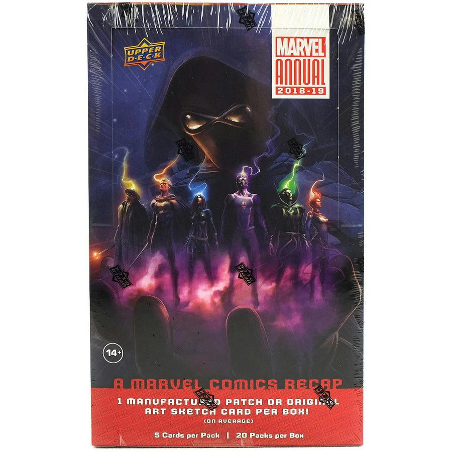 2018-19 Upper Deck Marvel Annual Trading Cards Box (Ships Sealed Only)