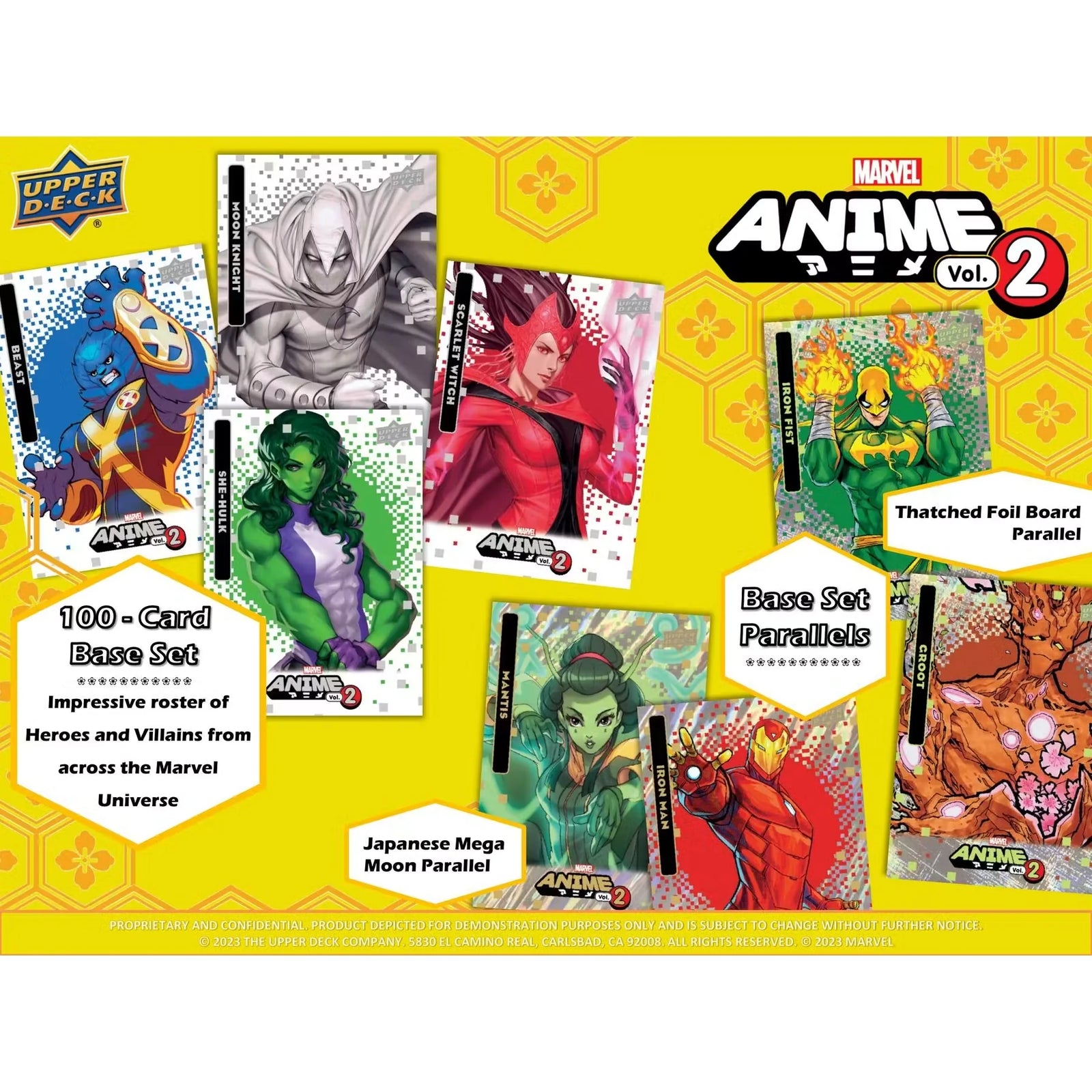 2023 Upper Deck Marvel Anime Volume 2 Hobby Box (Ships Sealed Only)