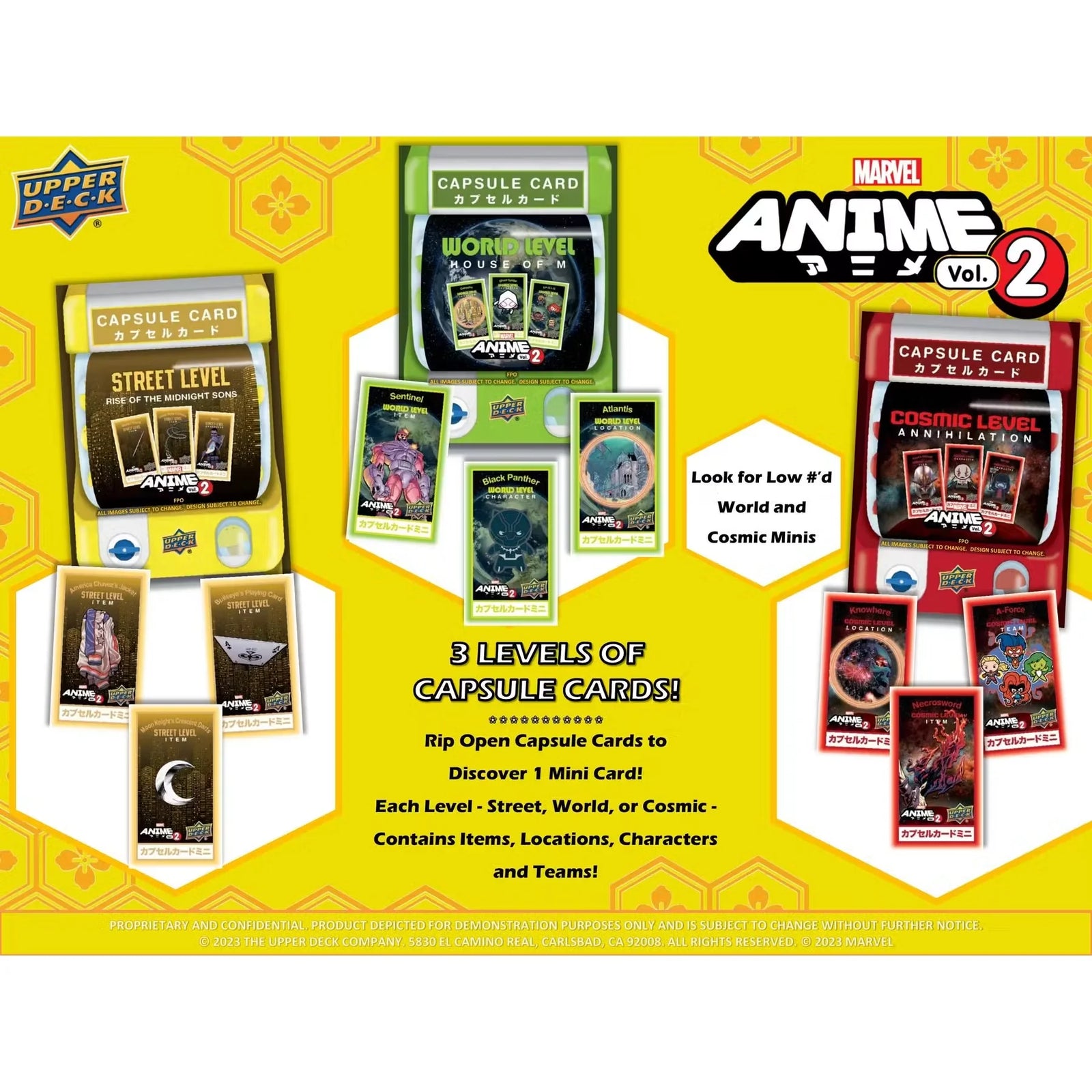 2023 Upper Deck Marvel Anime Volume 2 Hobby Box (Ships Sealed Only)