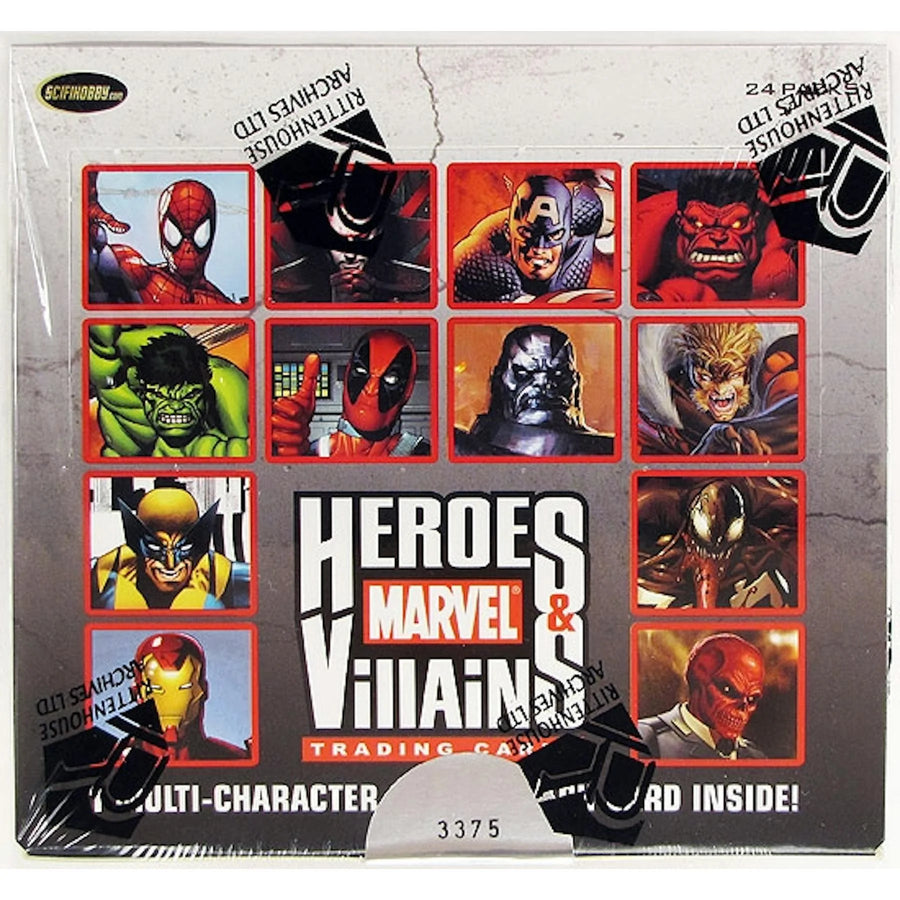 2010 Rittenhouse Marvel Comics Heroes & Villains Hobby Box | Sketch Cards