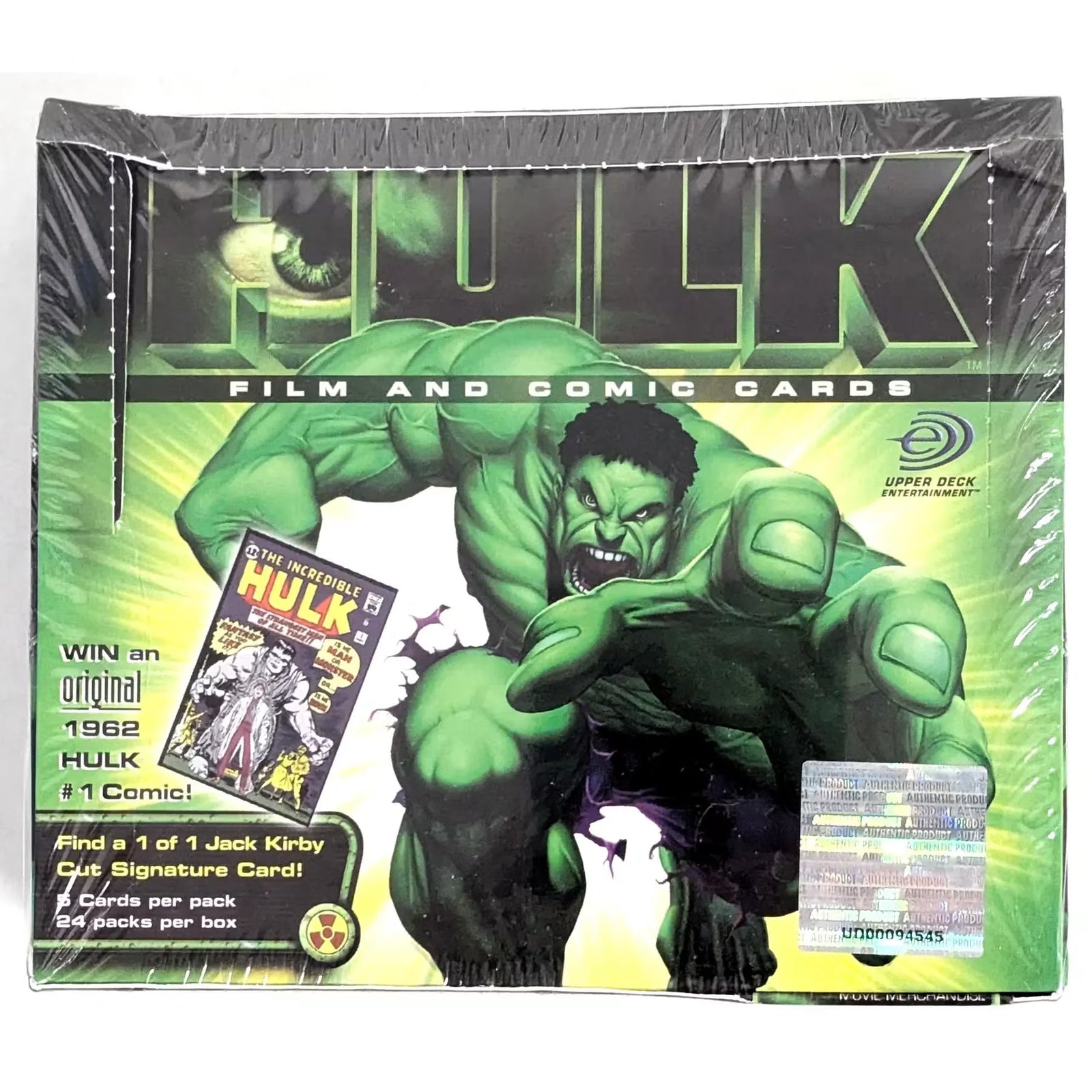2003 Hulk Movie Cards Hobby Box | Upper Deck (Ships Sealed Only)