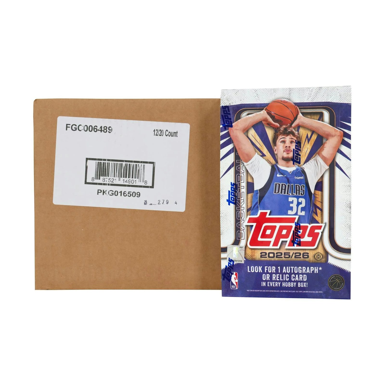 2025-26 Topps Basketball Hobby 12-Box Case (Ships Sealed Only) - D