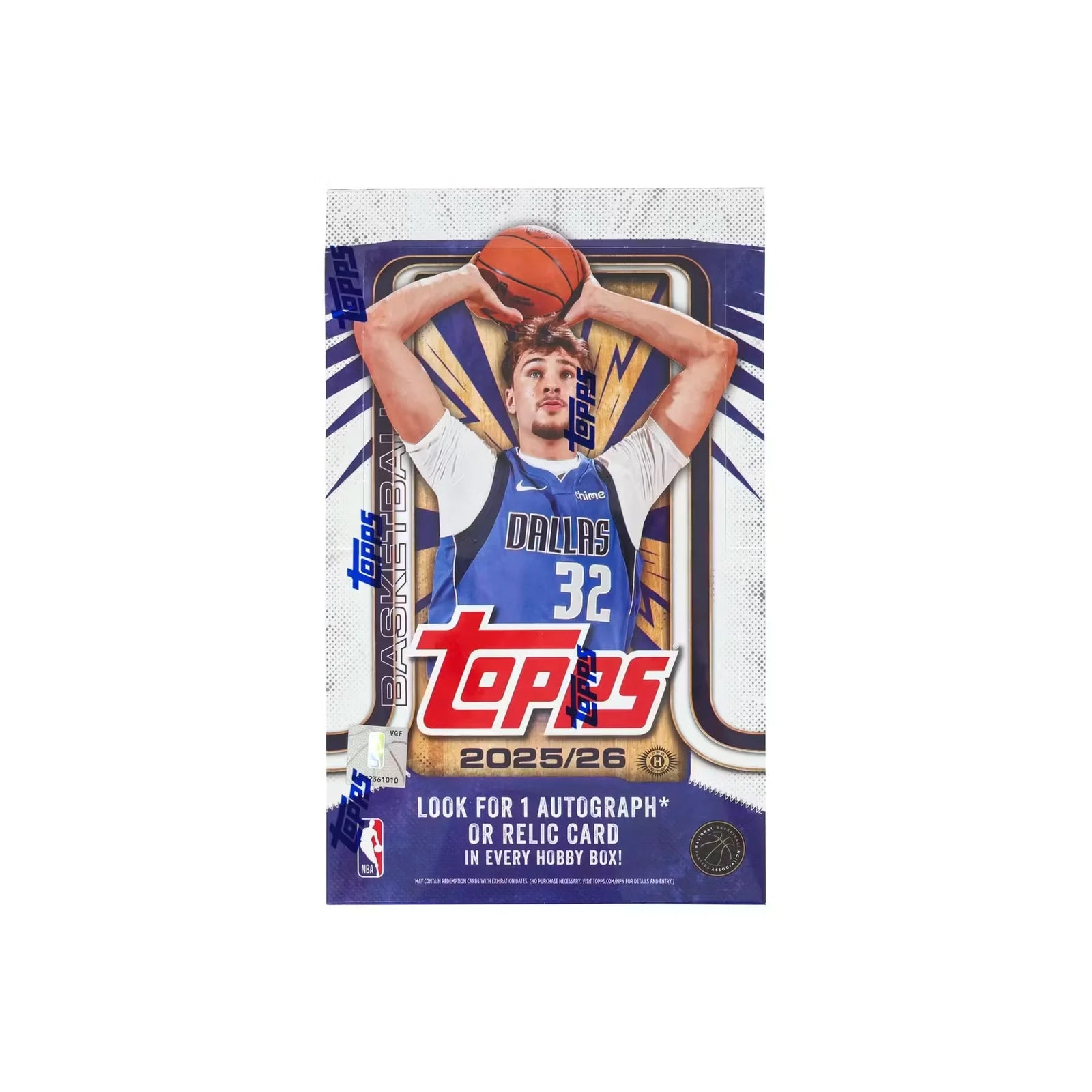 2025-26 Topps Basketball Hobby Box | 20 Packs with Autographs & Relics (Ships Sealed Only)