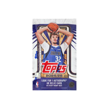2025-26 Topps Basketball Hobby Box | 20 Packs with Autographs & Relics (Ships Sealed Only)