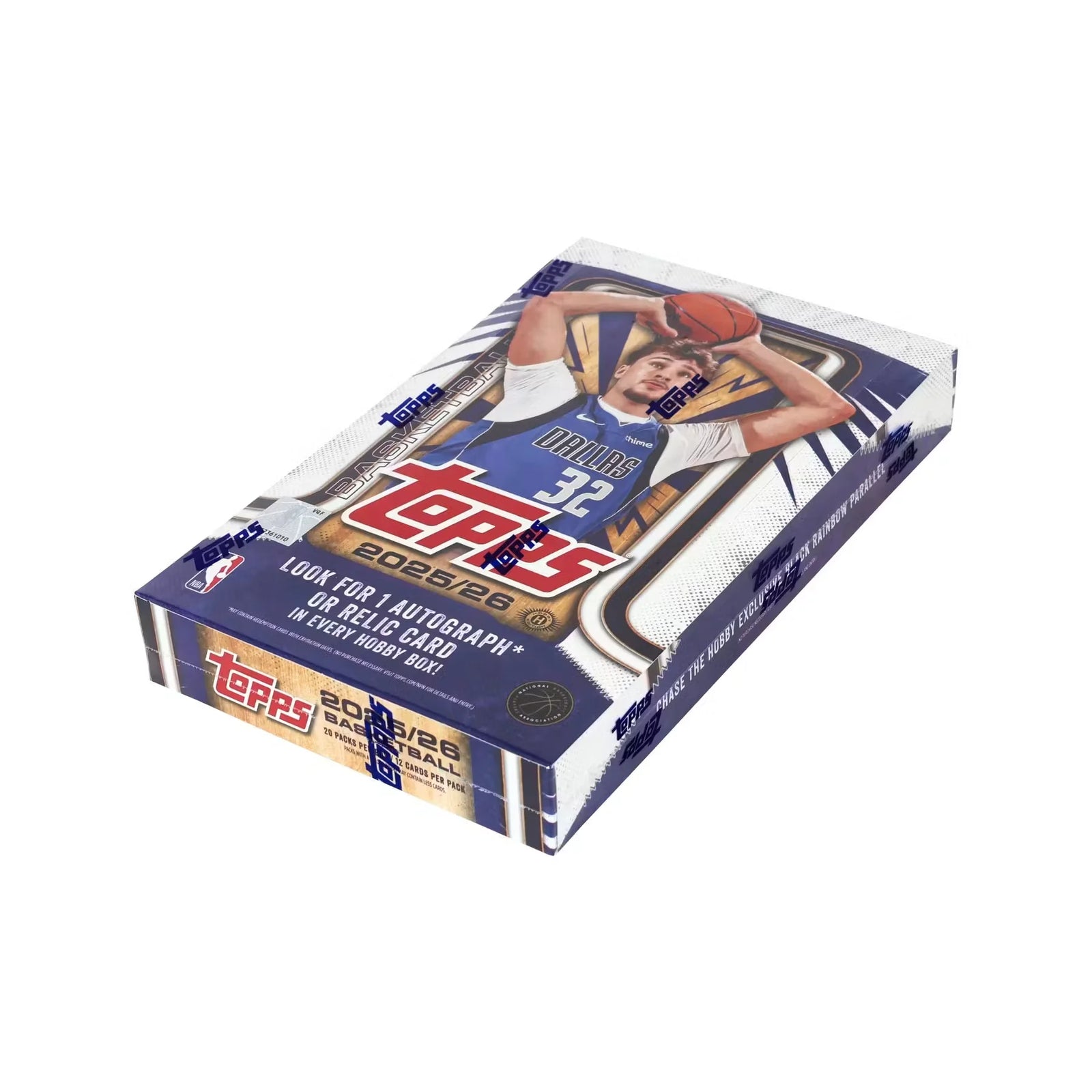 2025-26 Topps Basketball Hobby Box | 20 Packs with Autographs & Relics (Ships Sealed Only)