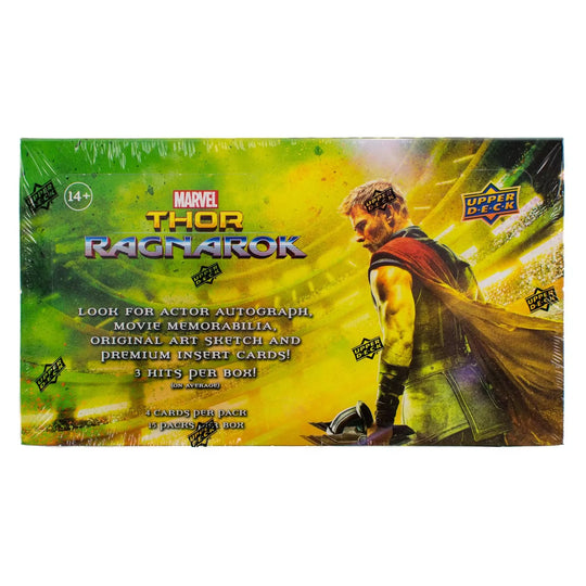 2017 Upper Deck Marvel Thor Ragnarok Trading Cards Hobby Box (Ships Sealed Only)