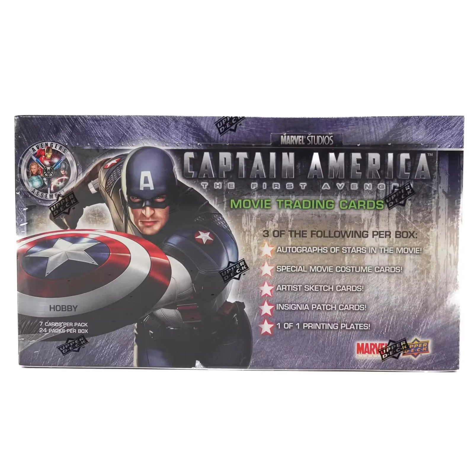 2011 Upper Deck Captain America First Avenger Hobby Box | Movie Trading Cards (Ships Sealed Only)