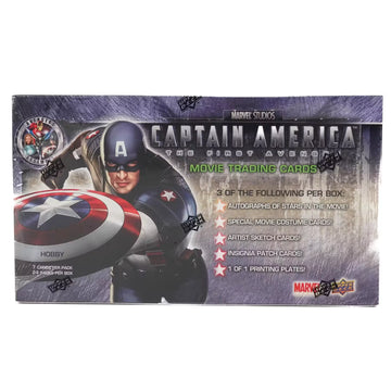 2011 Upper Deck Captain America First Avenger Hobby Box | Movie Trading Cards (Ships Sealed Only)