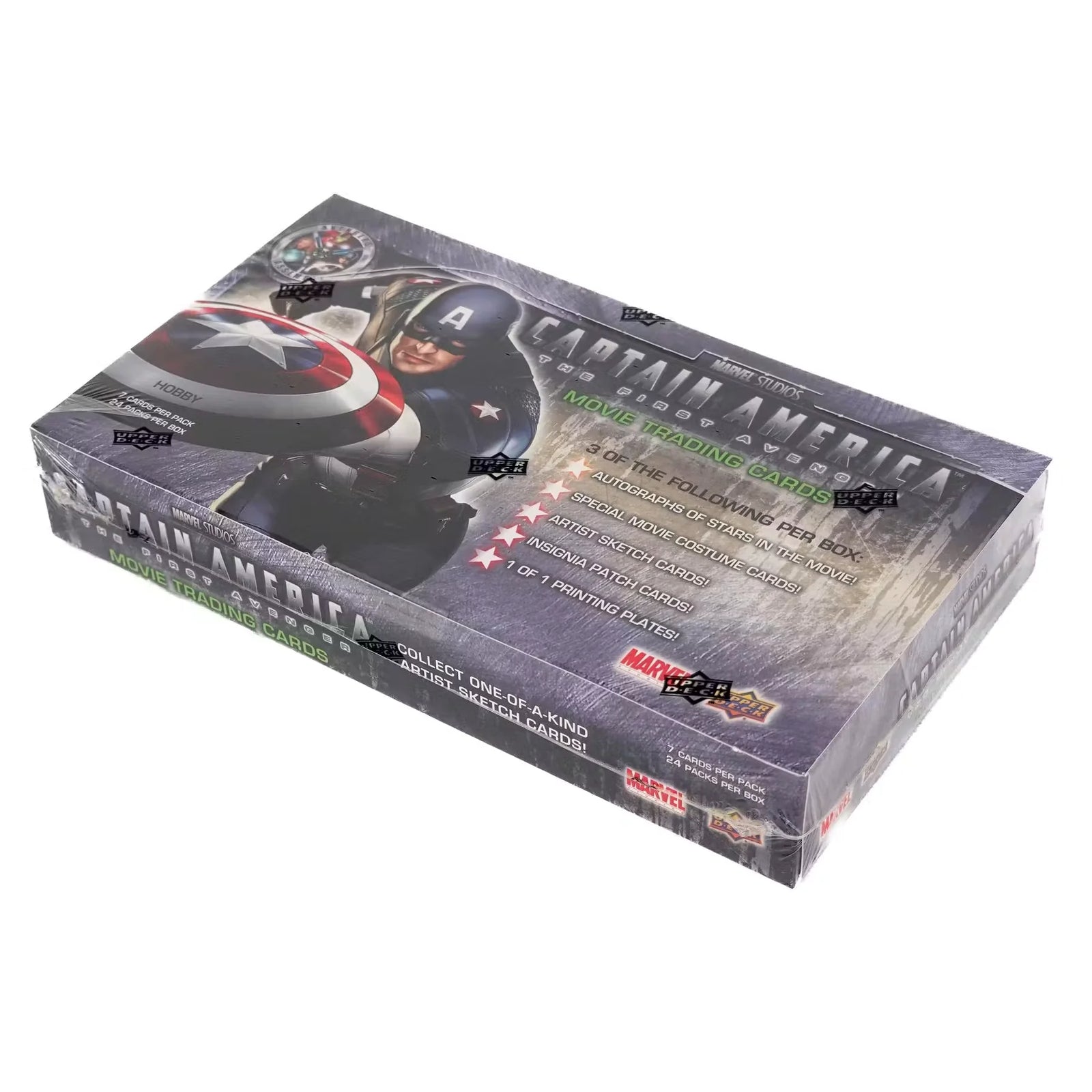 2011 Upper Deck Captain America First Avenger Hobby Box | Movie Trading Cards (Ships Sealed Only)