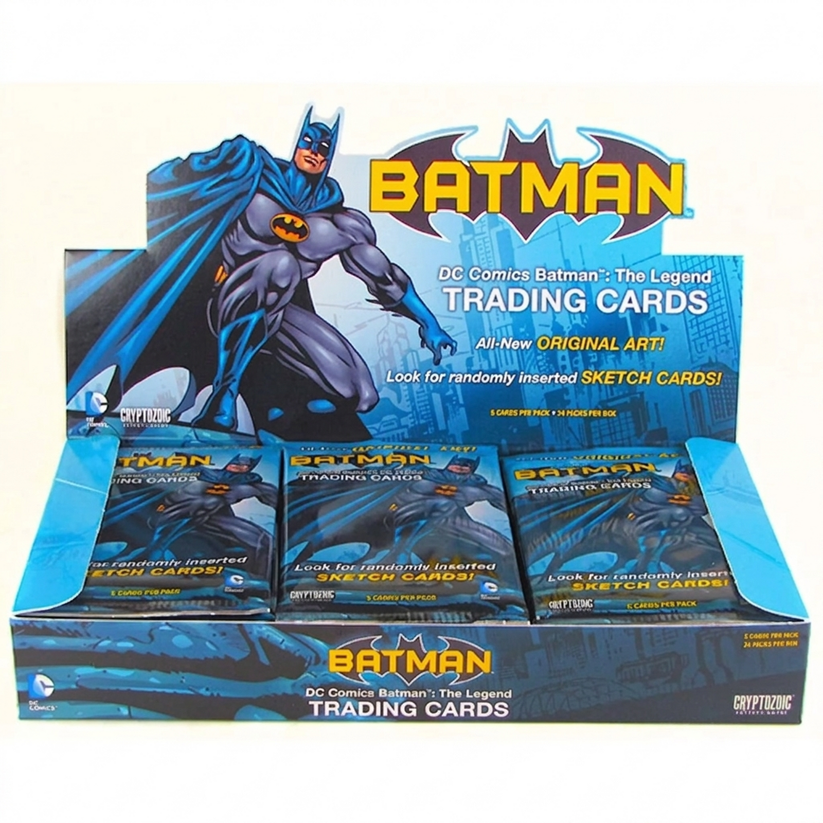 2013 Cryptozoic Batman: The Legend Trading Cards Box | 24 Packs (Ships Sealed Only)