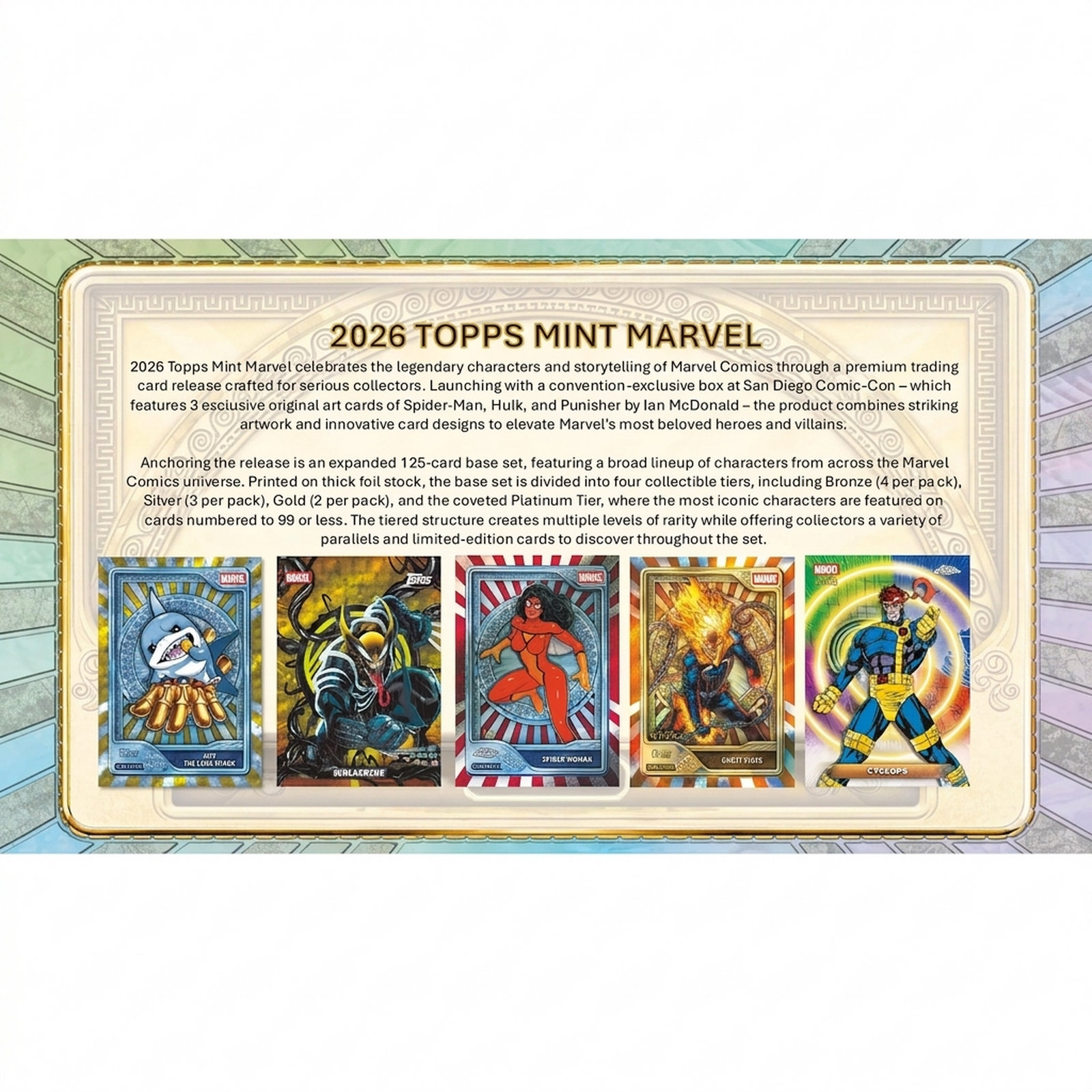 2026 Topps Marvel Mint Hobby 10-Box Case | Chrome Autographs & Relics (Ships Sealed Only)