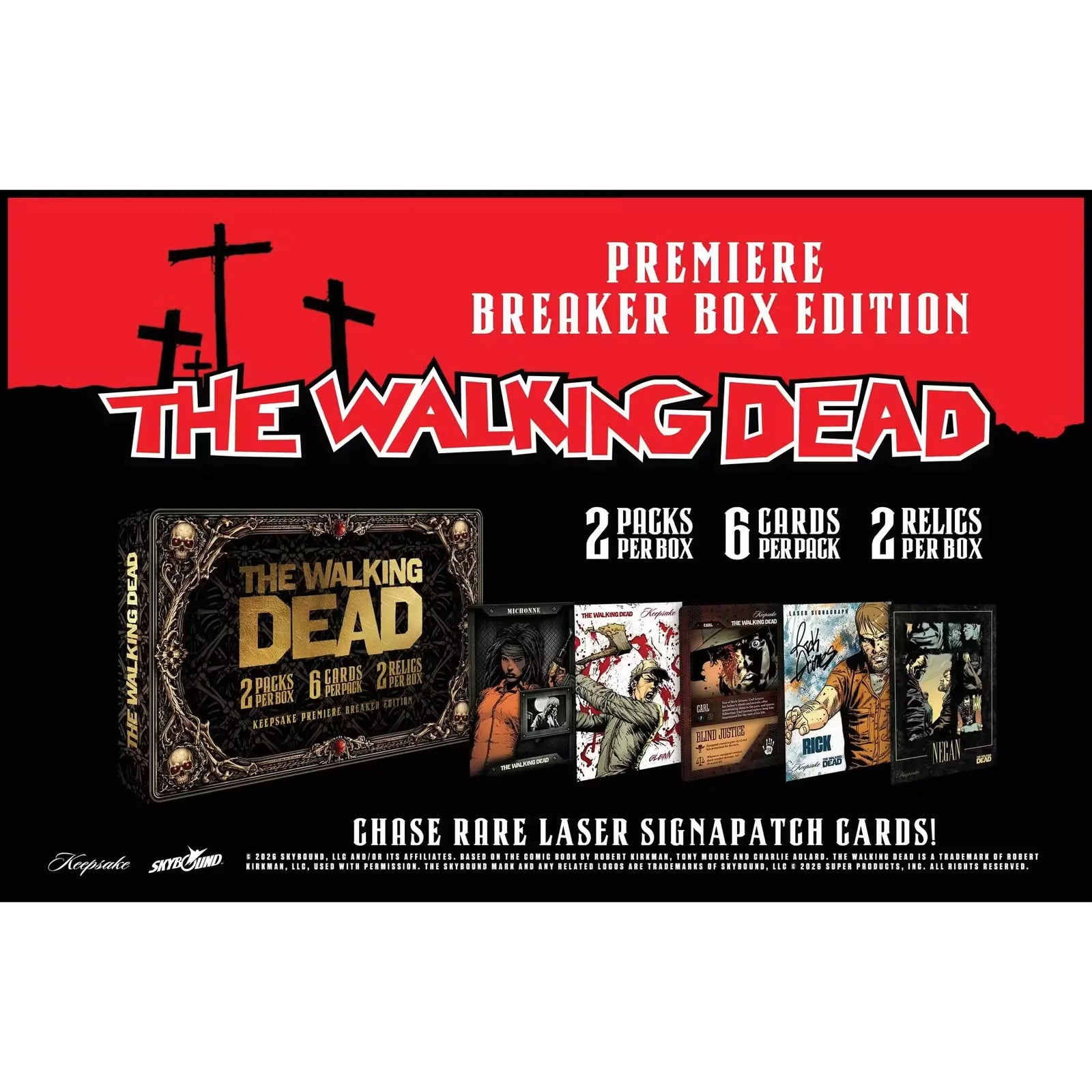2026 Keepsake The Walking Dead Premiere Breaker 10-Box Case