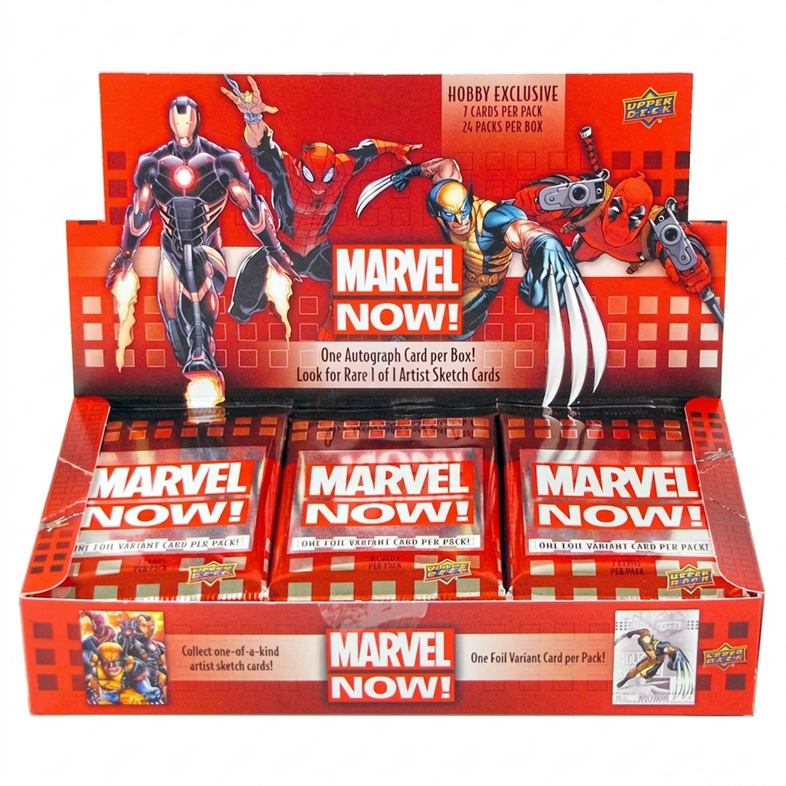 Marvel NOW! Trading Cards Hobby Box (2013 Upper Deck) (Ships Sealed Only)