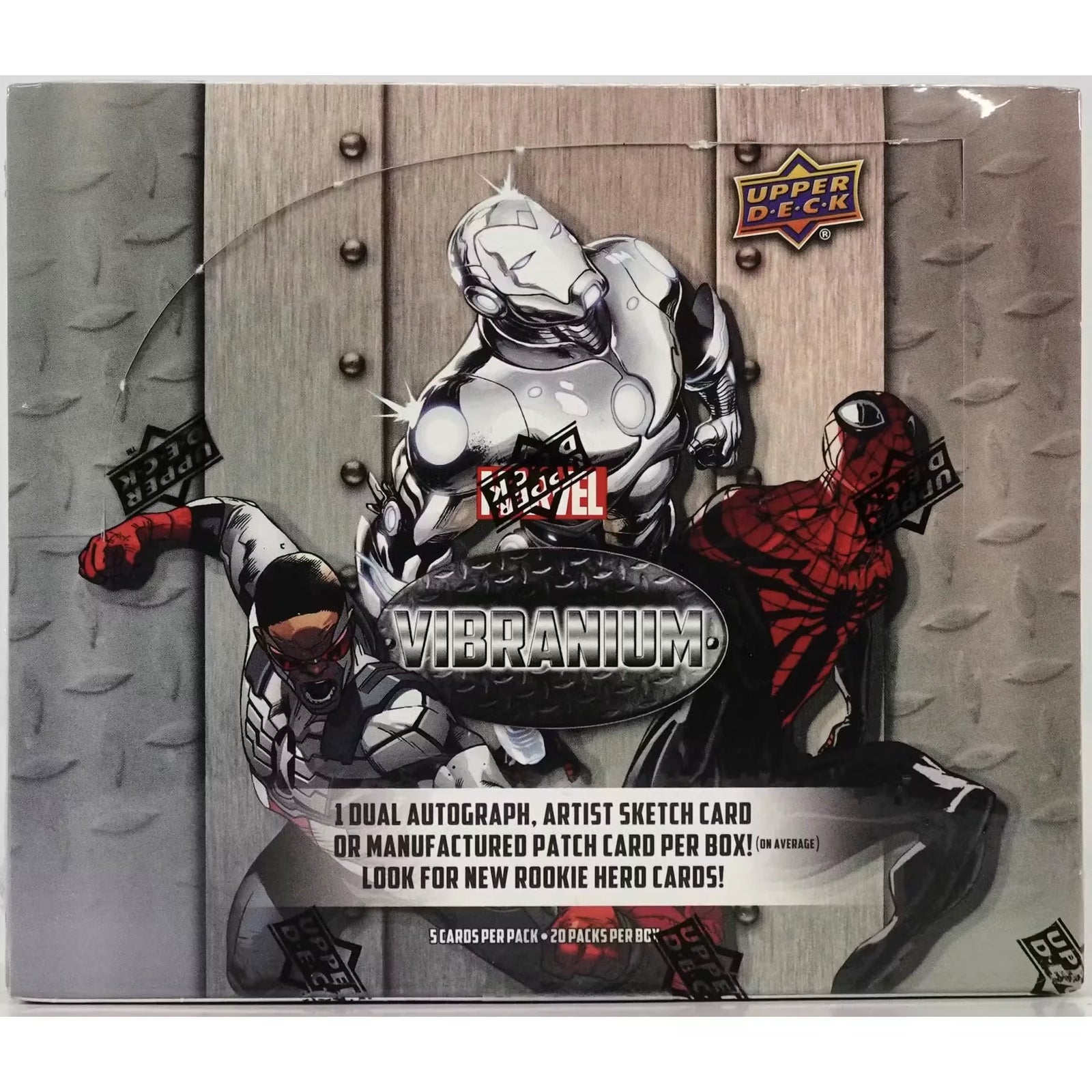 2015 Upper Deck Marvel Vibranium Hobby Box | Reflective Card Stock (Ships Sealed Only)