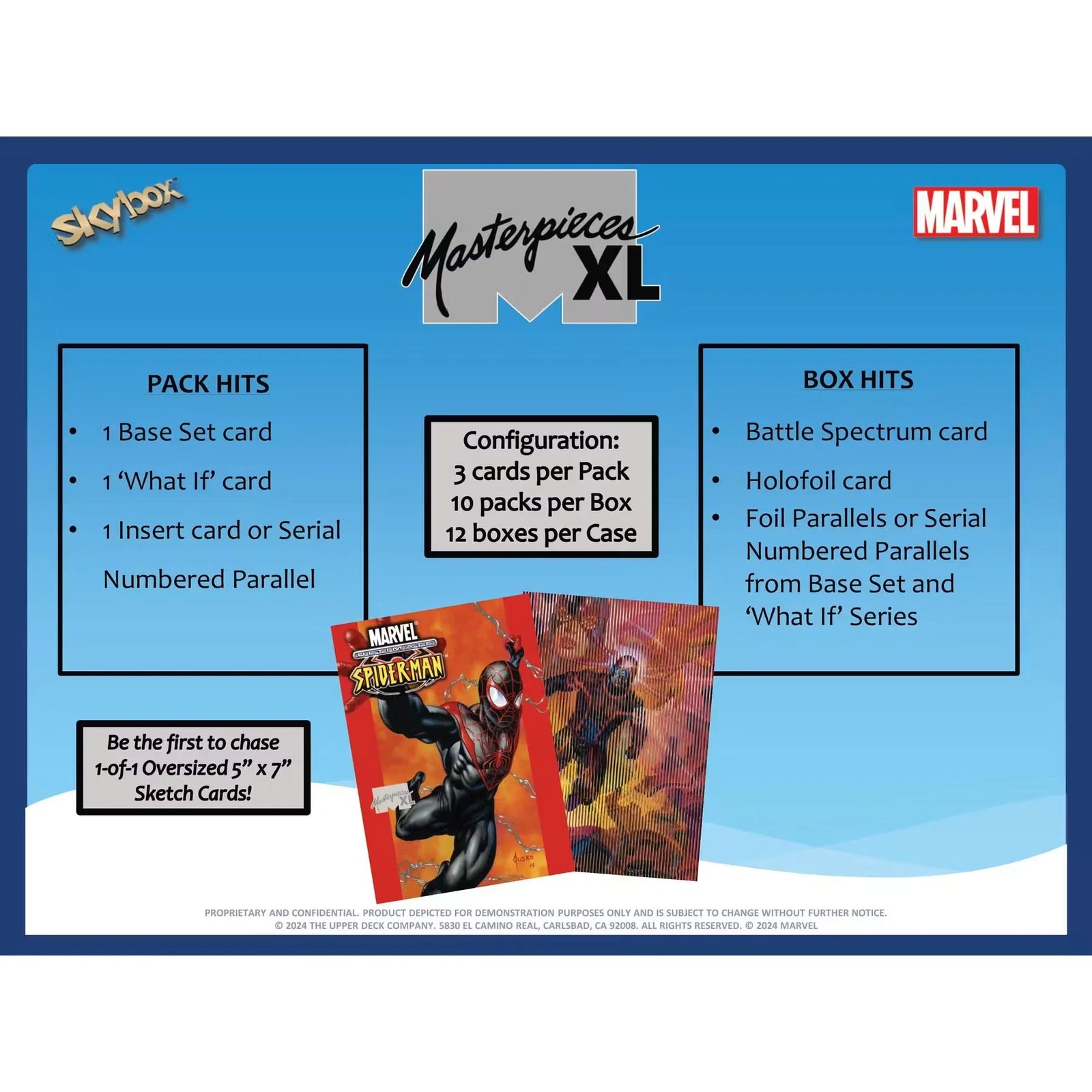 2024 Upper Deck Marvel Masterpieces XL Hobby Box | Joe Jusko Art (Ships Sealed Only)