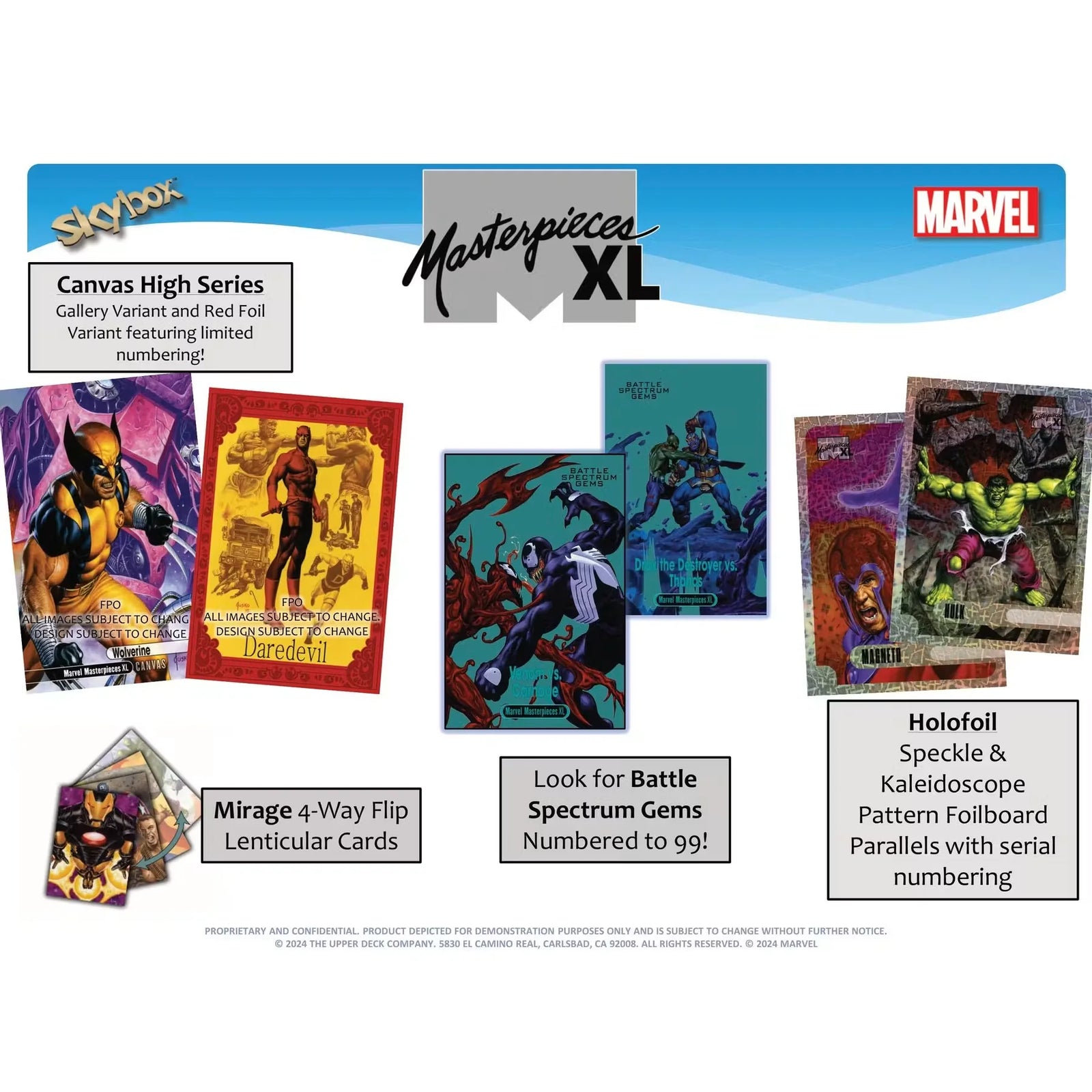 2024 Upper Deck Marvel Masterpieces XL Hobby Box | Joe Jusko Art (Ships Sealed Only)