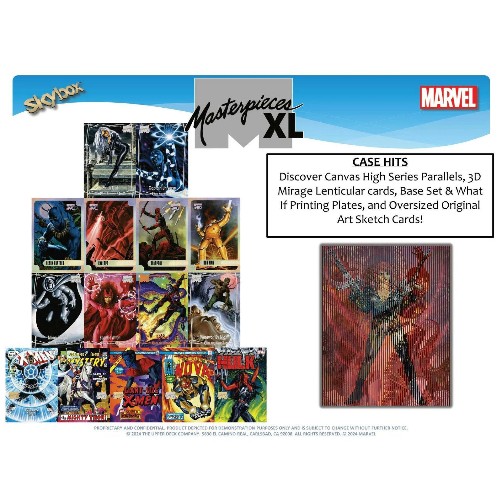 2024 Upper Deck Marvel Masterpieces XL Hobby Box | Joe Jusko Art (Ships Sealed Only)