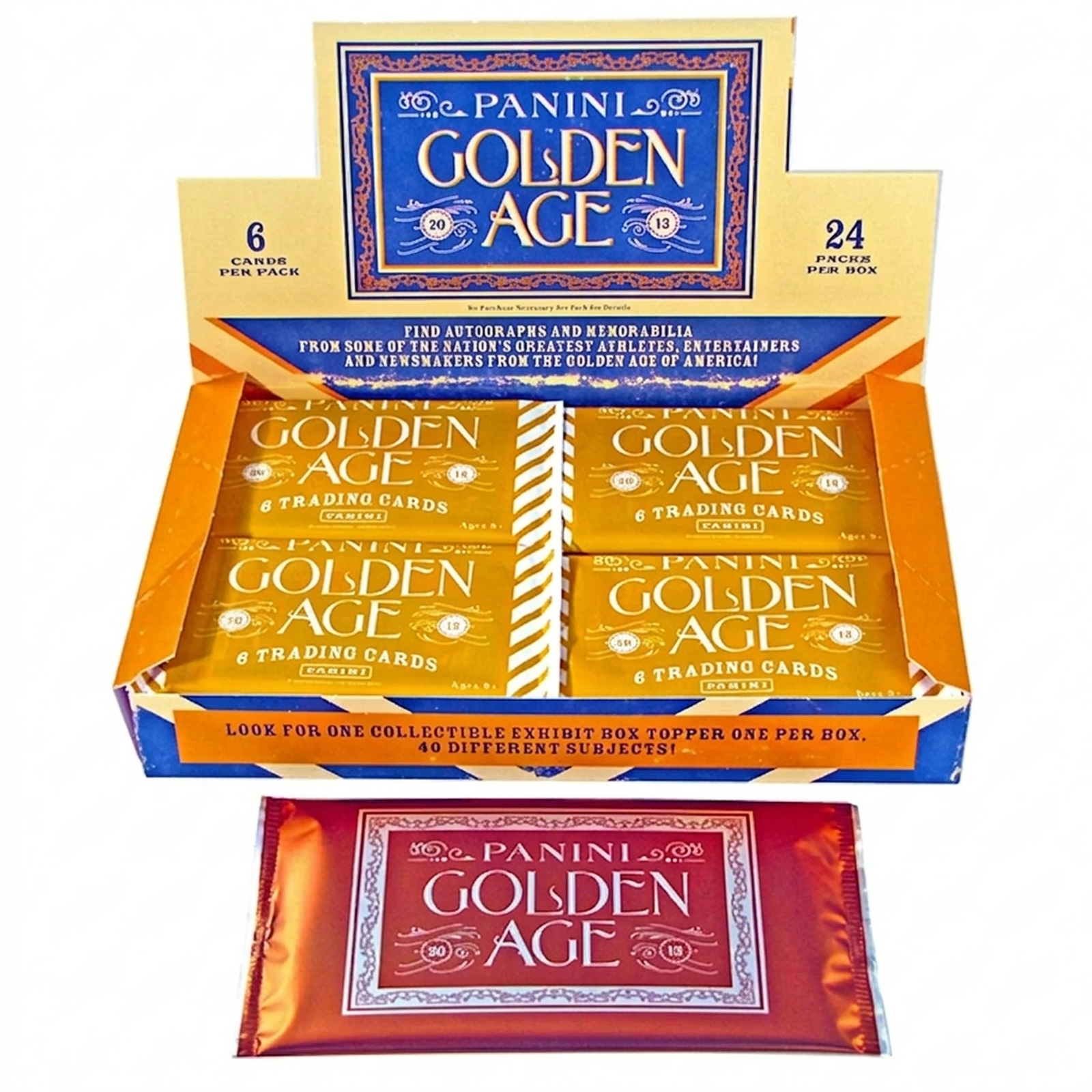 2013 Panini Golden Age Baseball Hobby Box | Historic Signatures (Ships Sealed Only)