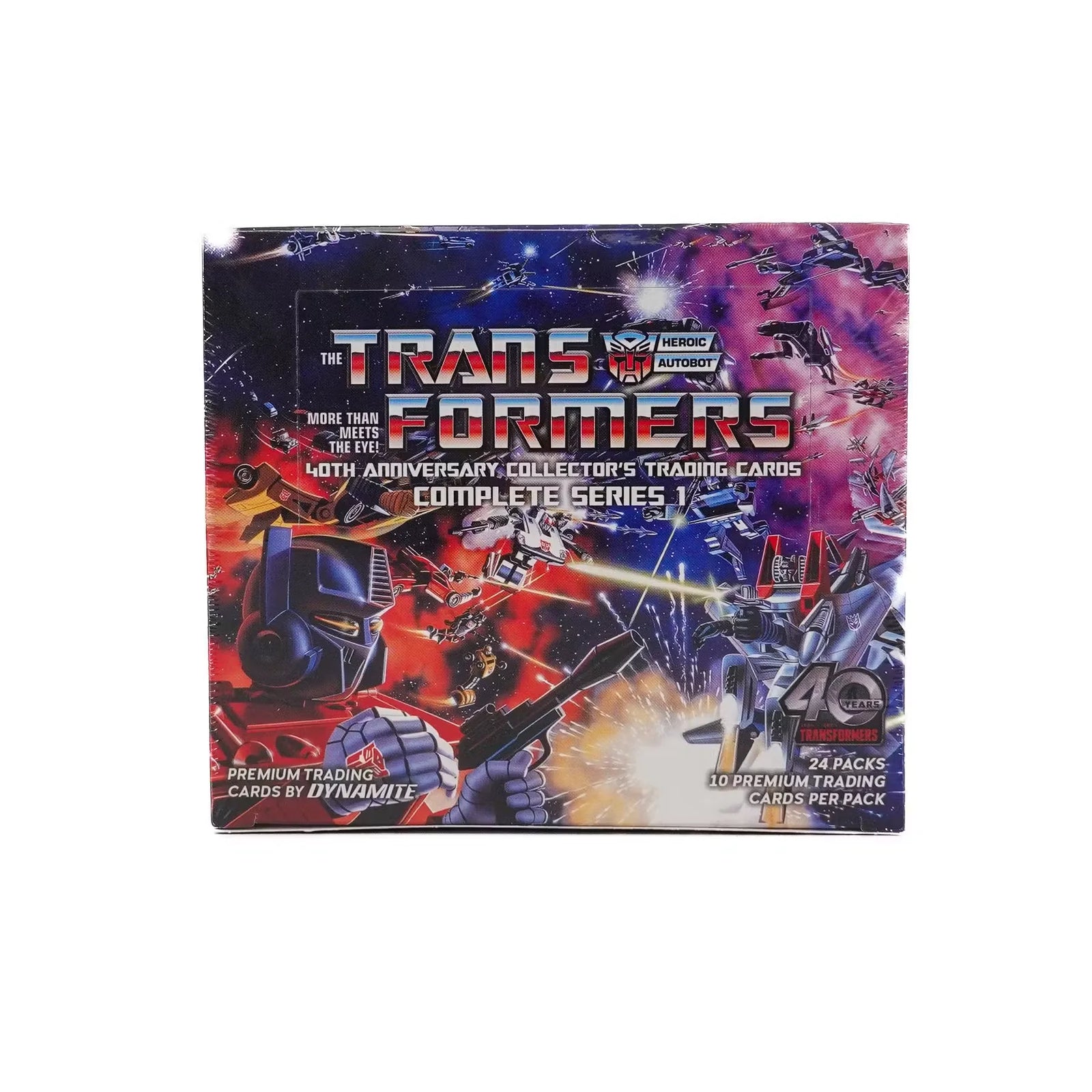 2024 Transformers 40th Anniversary Trading Cards Hobby 12-Box Case (Ships Sealed Only)