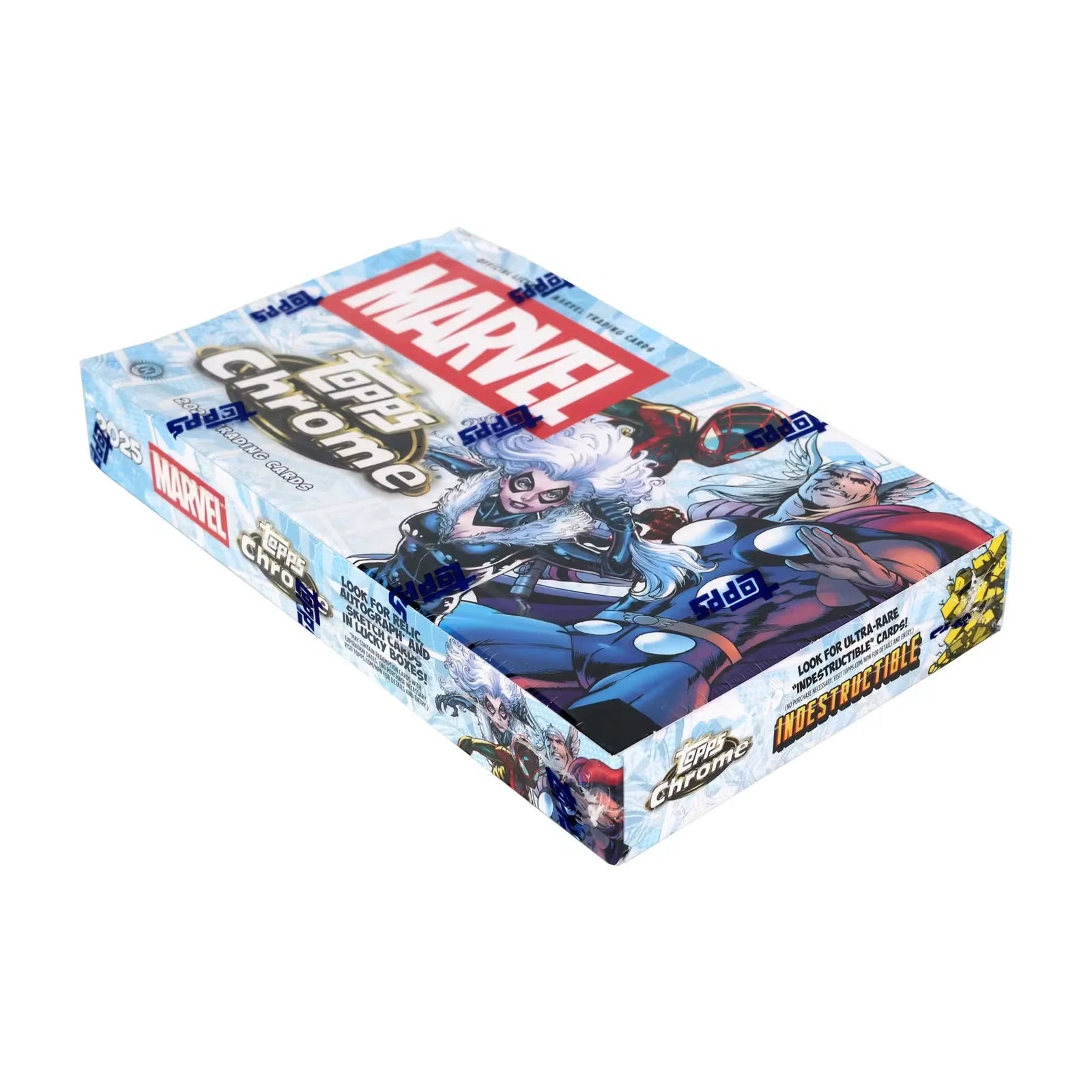 2025 Topps Marvel Chrome Hobby Box | EX-MT (Ships Sealed Only)