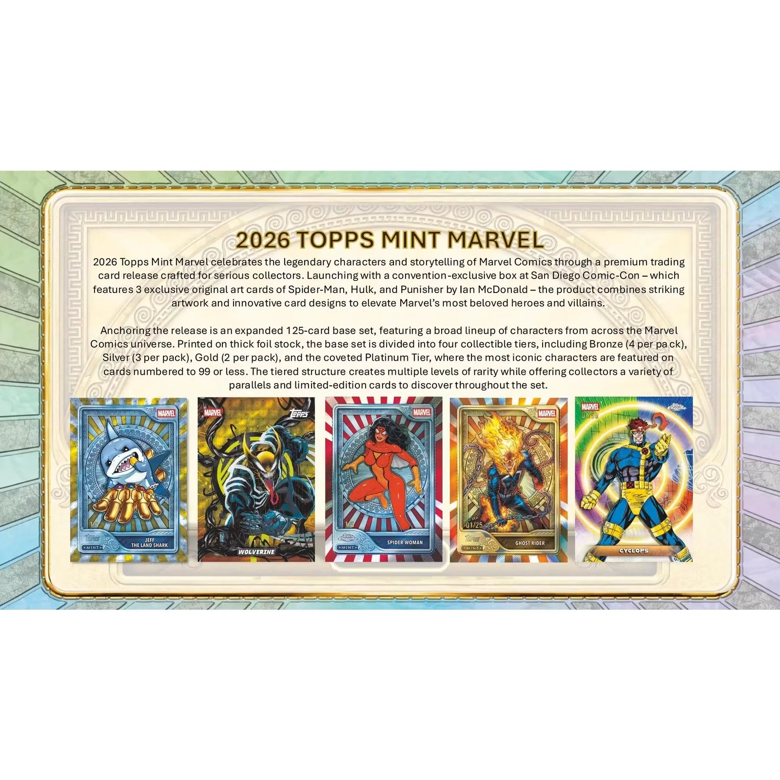 2026 Topps Marvel Mint Hobby Box | Chrome Autographs & Encased Inserts (Ships Sealed Only)