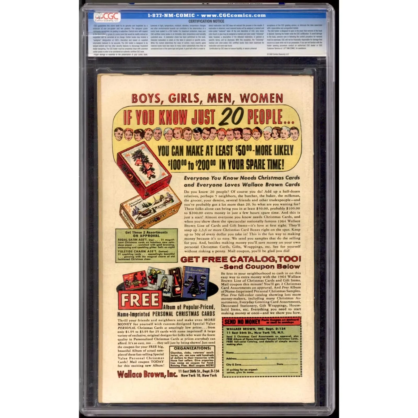 Tales of Suspense #57 CGC 4.5 | Cream to Off-White Pages