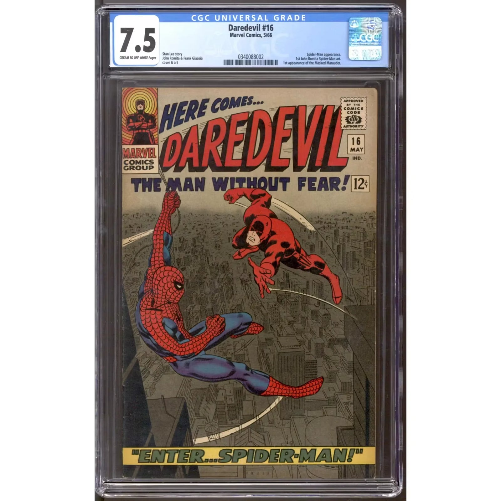 Daredevil #16 CGC 7.5 (Cream/Off-White) | Graded Comic