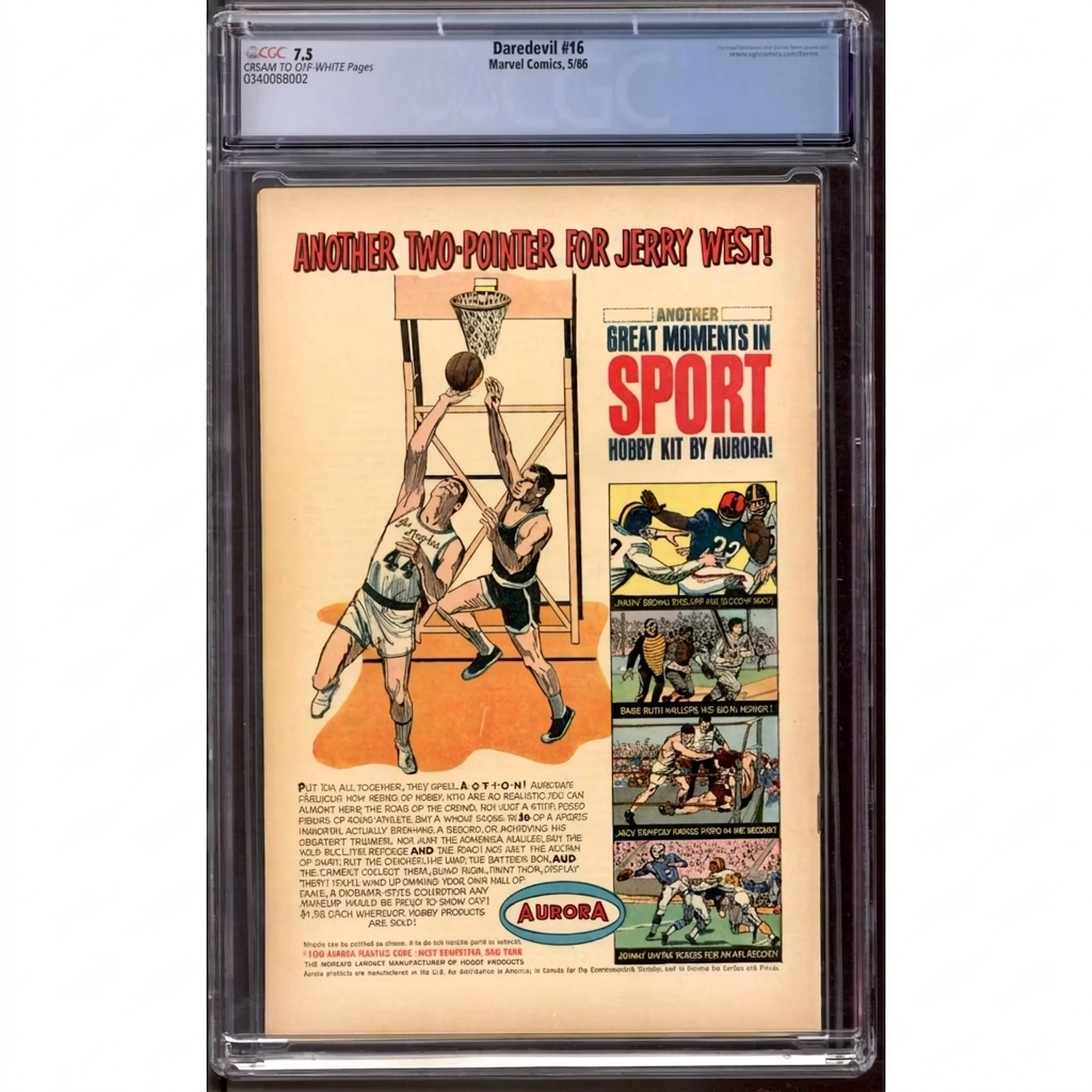 Daredevil #16 CGC 7.5 (Cream/Off-White) | Graded Comic