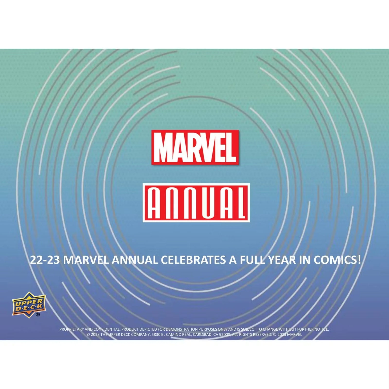 2022-23 Upper Deck Marvel Annual Hobby 16-Box Case (Ships Sealed Only)