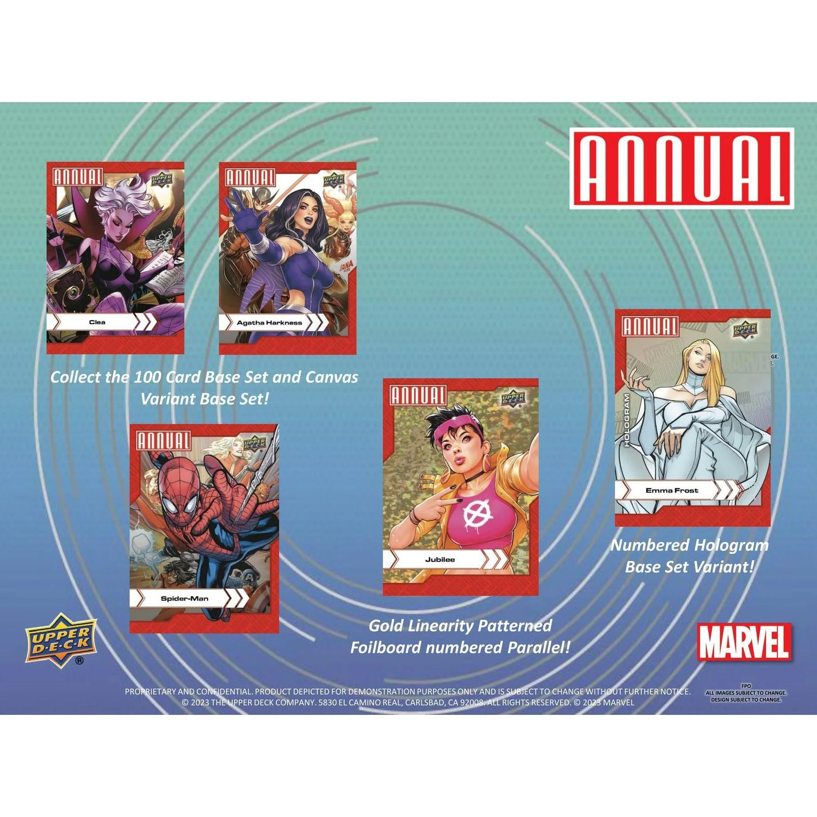 2022-23 Upper Deck Marvel Annual Hobby 16-Box Case (Ships Sealed Only)