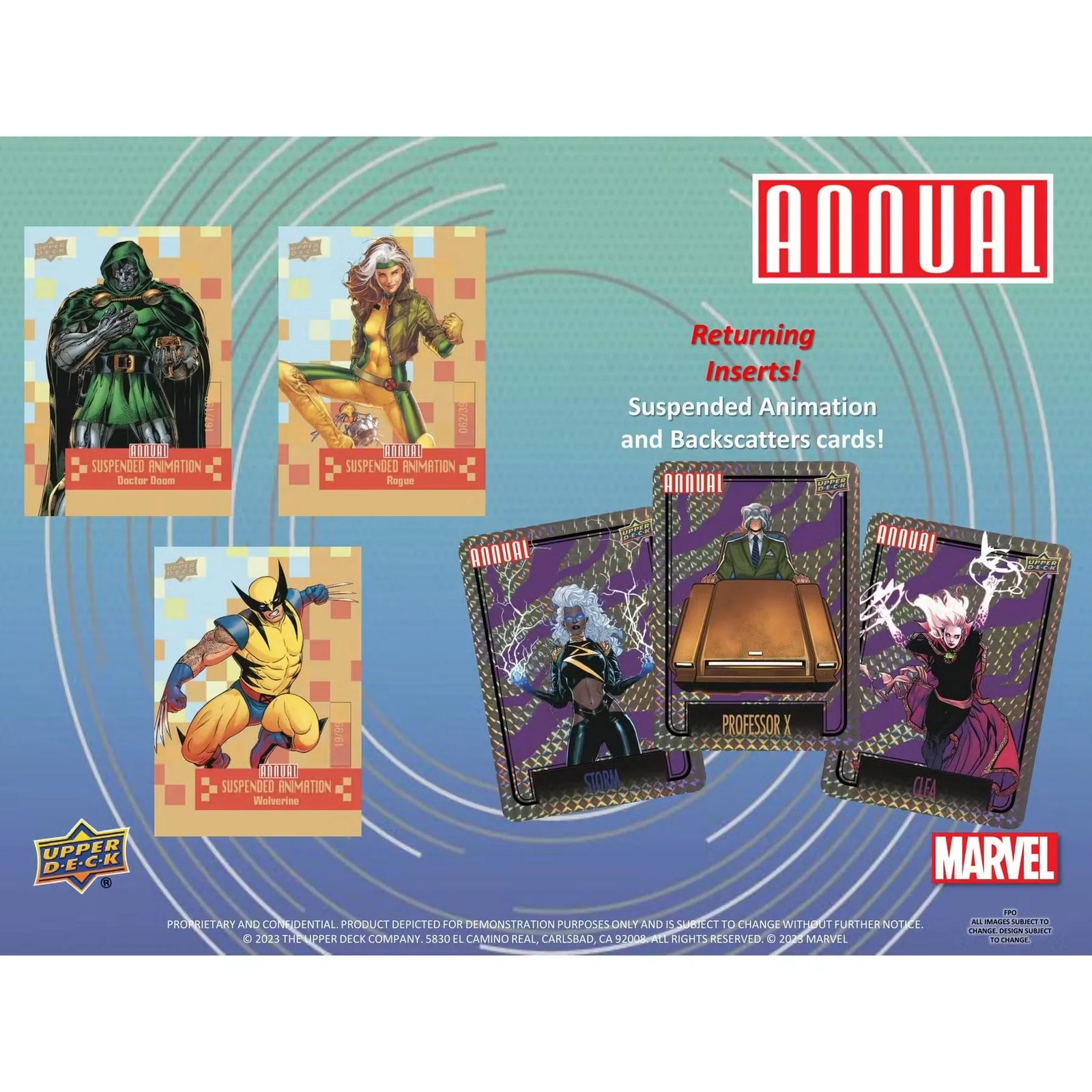 2022-23 Upper Deck Marvel Annual Hobby 16-Box Case (Ships Sealed Only)