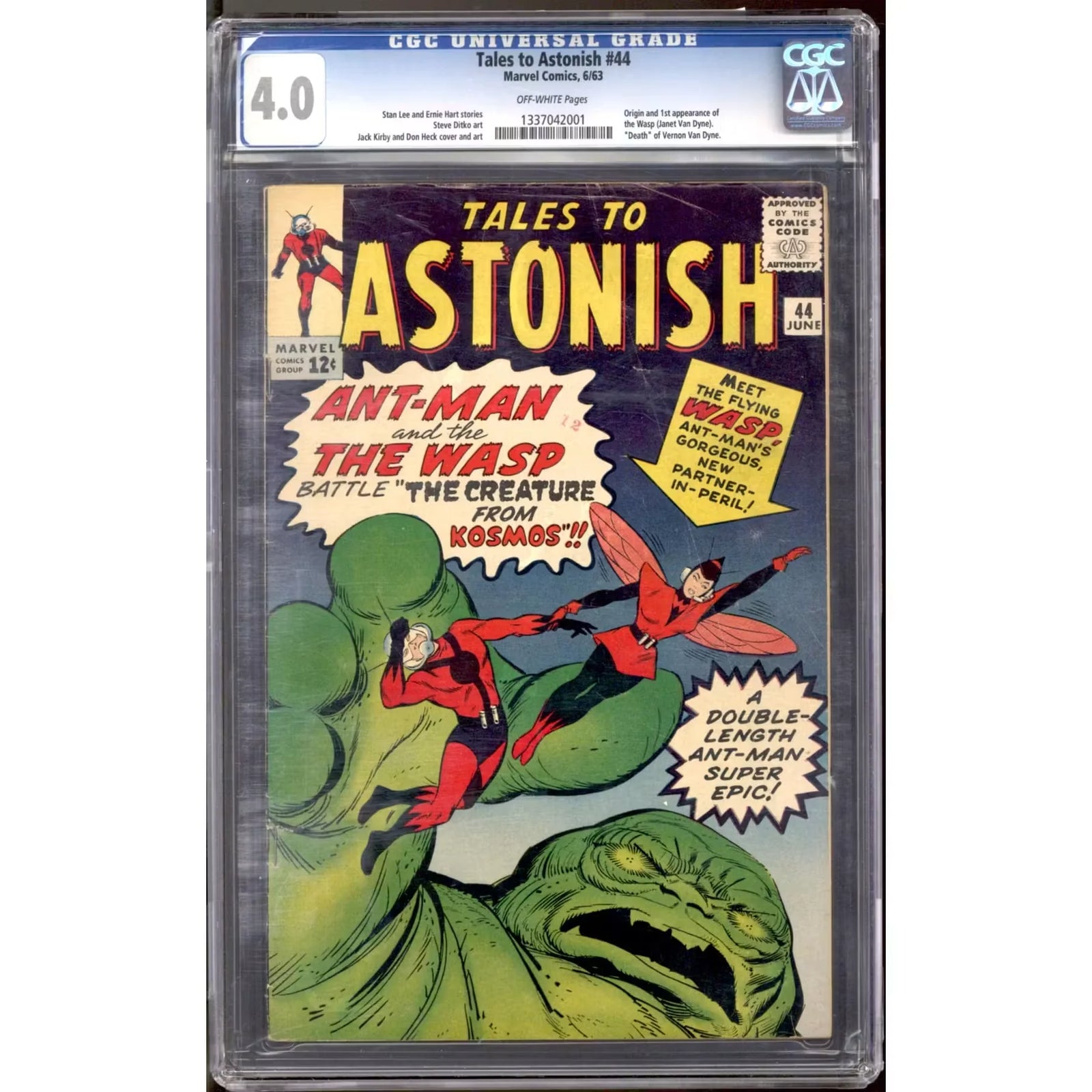 Tales to Astonish #44 | CGC 4.0 (OW)