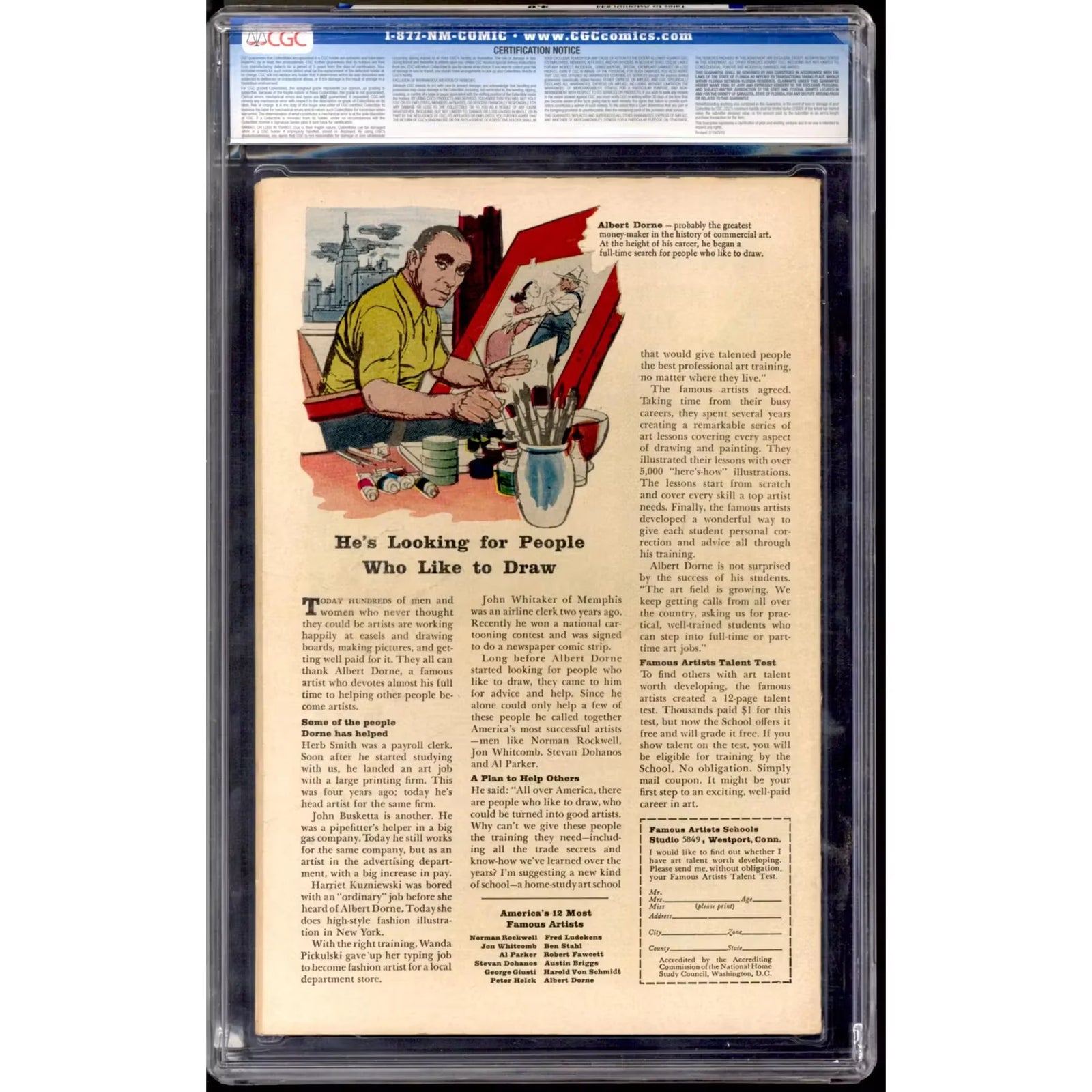 Tales to Astonish #44 | CGC 4.0 (OW)