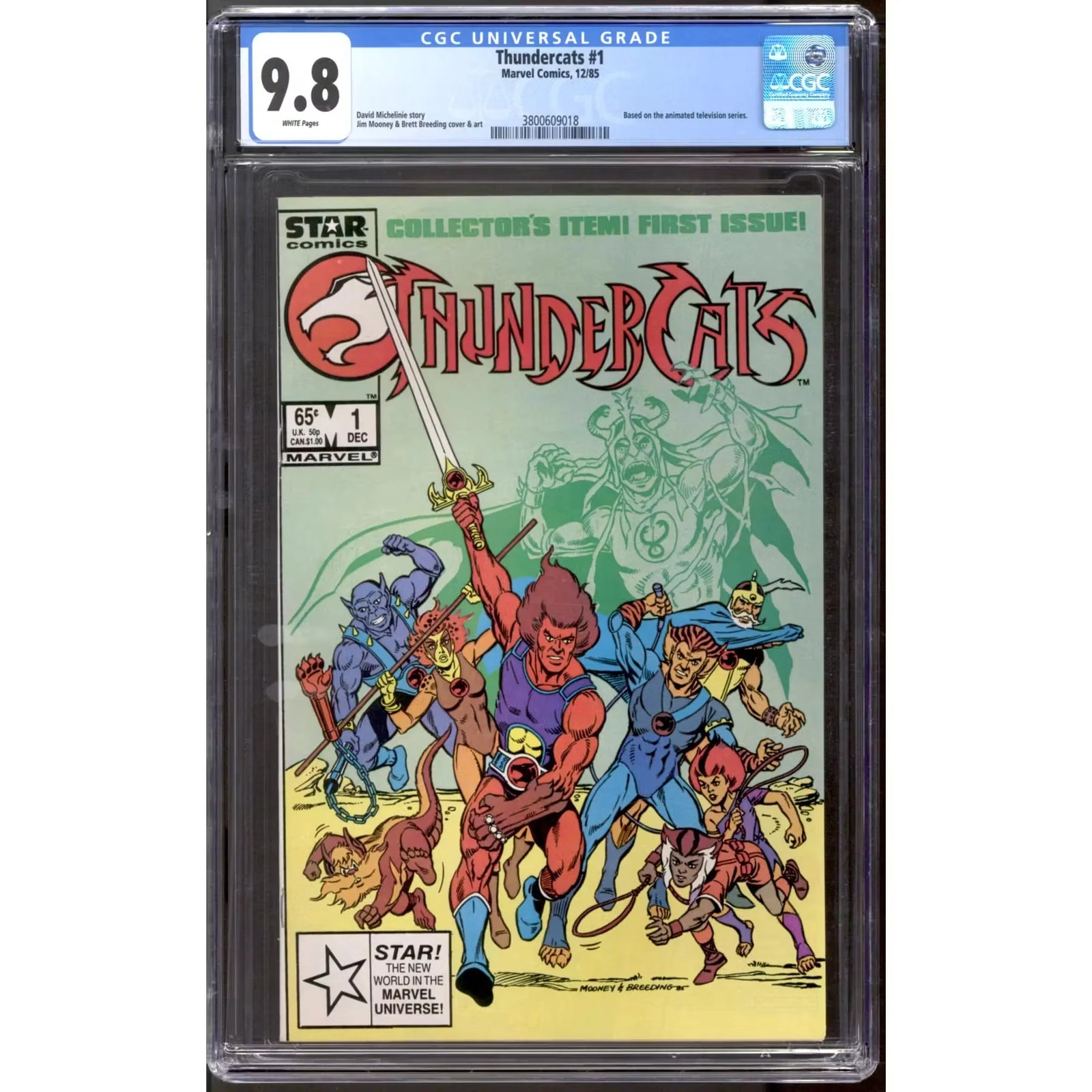 Thundercats #1 Comic Book | CGC 9.8 White Pages