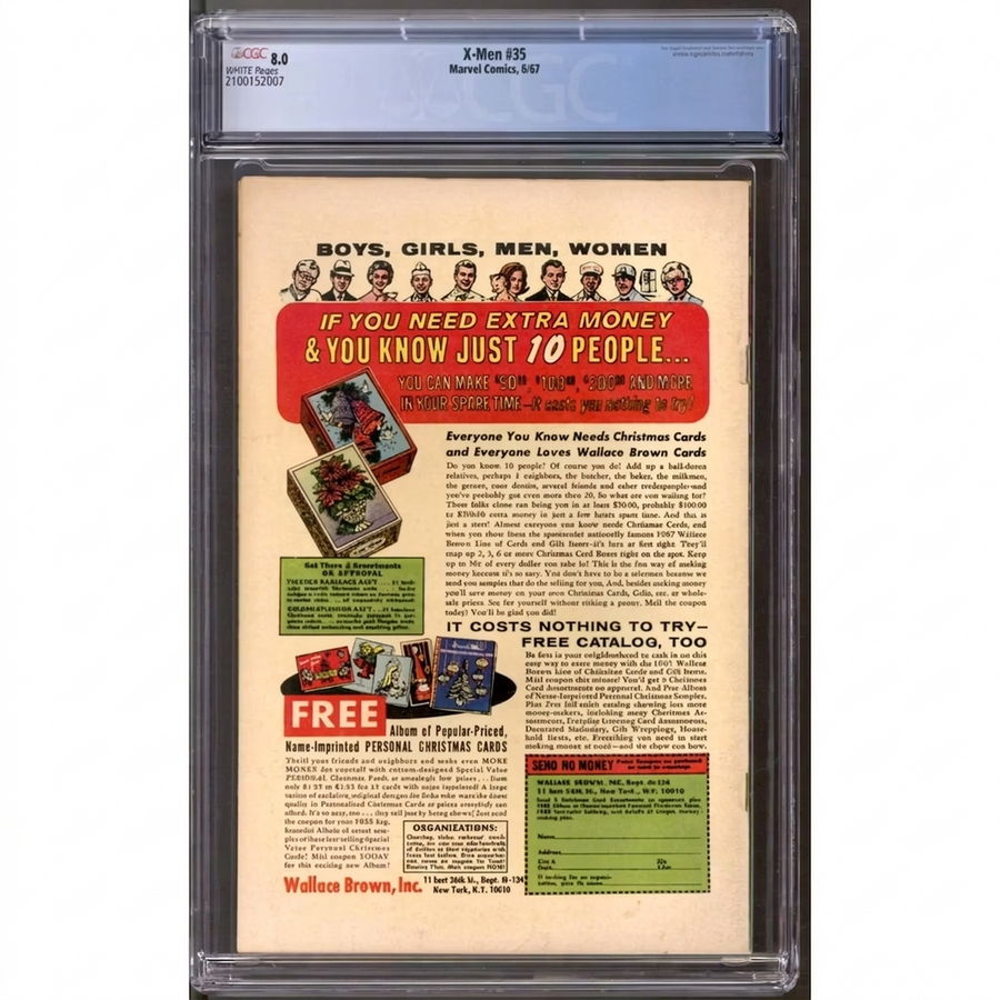 X-Men #35 CGC 8.0 (W) | Classic Marvel