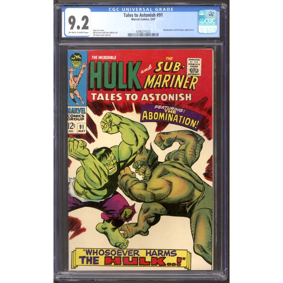 Tales to Astonish #91 | CGC 9.2 OW-W