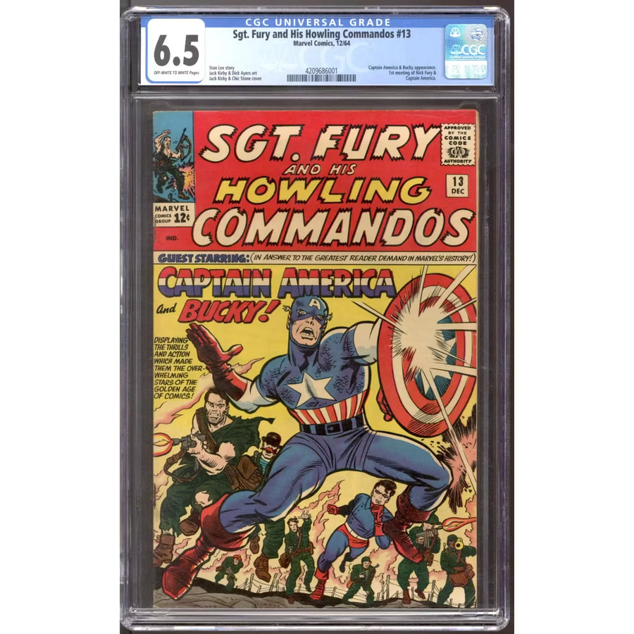 Sgt. Fury and His Howling Commandos #13 CGC 6.5 | OW-W Pages