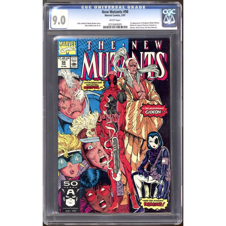 Mutants #98 CGC 9.0 (White Pages) | Comic Book