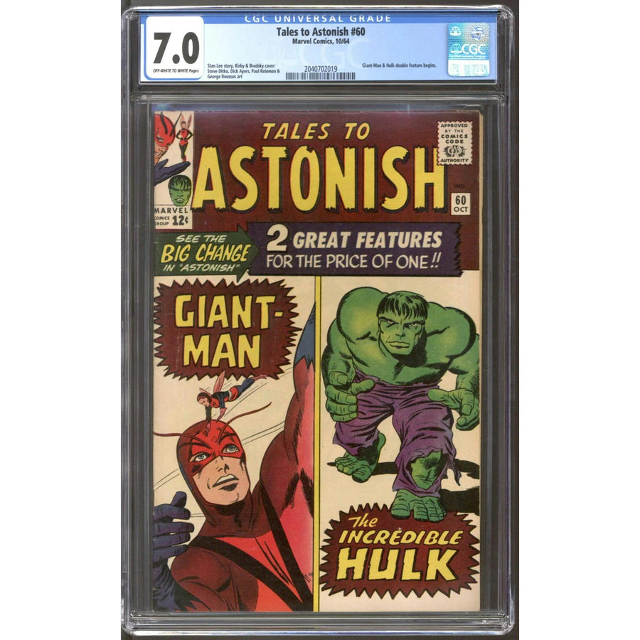 Tales to Astonish #60 CGC 7.0 (OW-W) | Graded Comic