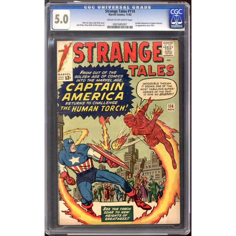 Strange Tales #114 | CGC 5.0 Graded Comic Book