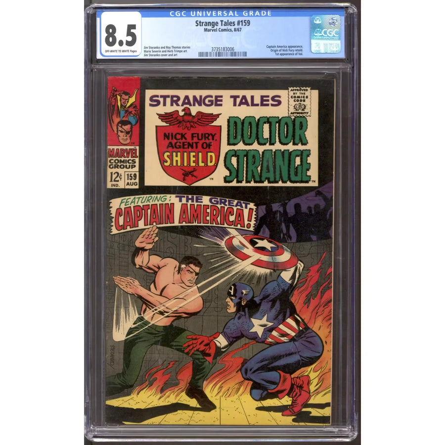 Strange Tales #159 Comic Book | CGC 8.5 OW-W