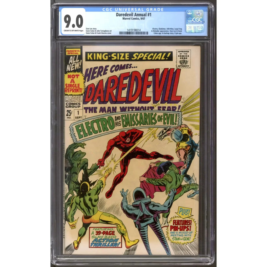 Daredevil Annual #1 | CGC 9.0 Graded Comic Book
