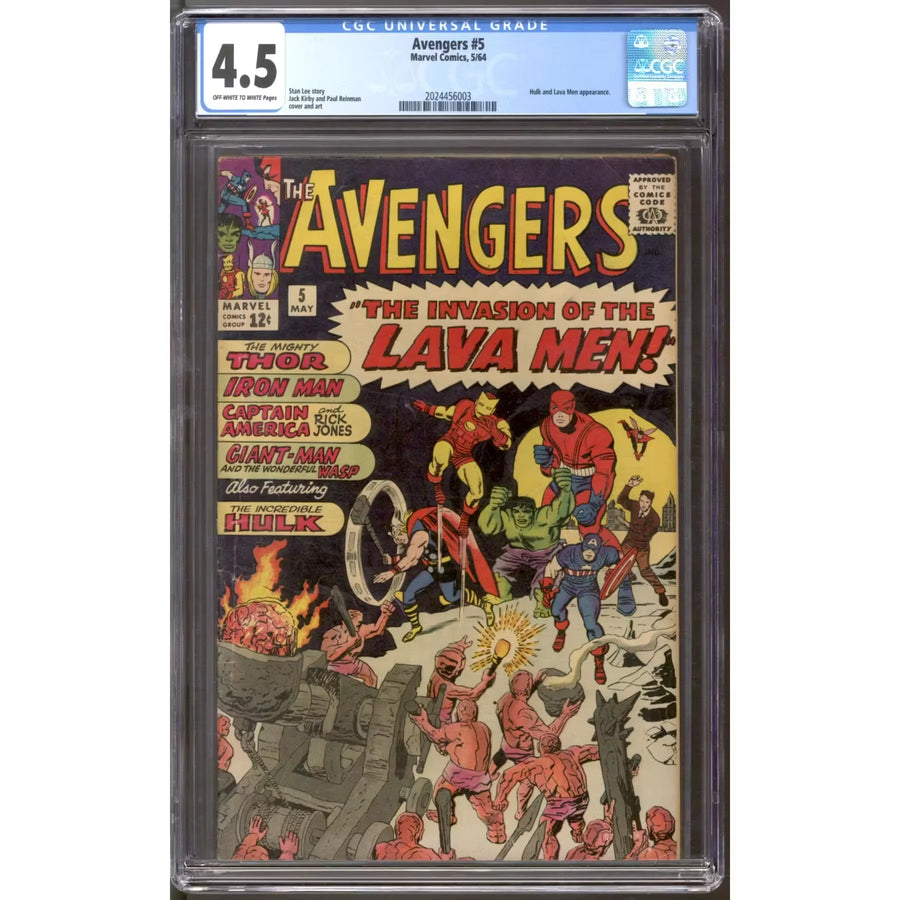 Avengers #5 CGC 4.5 (OW-W) | Graded Comic Book