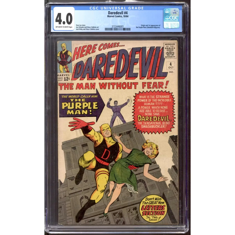 Daredevil #4 CGC 4.0 | OW-W Pages