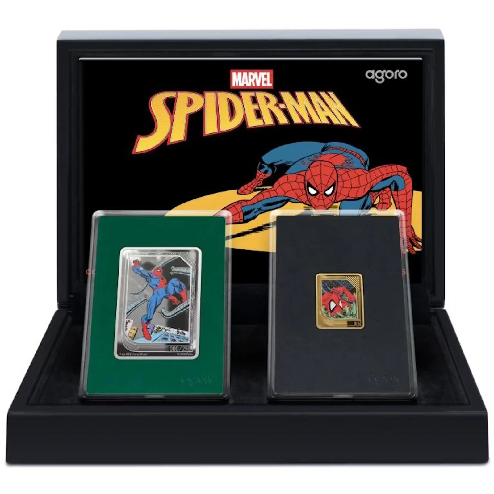 2026 Agoro Marvel Spider-Man Comic Art Through The Ages Collectible Coin Box (Ships Sealed Only)