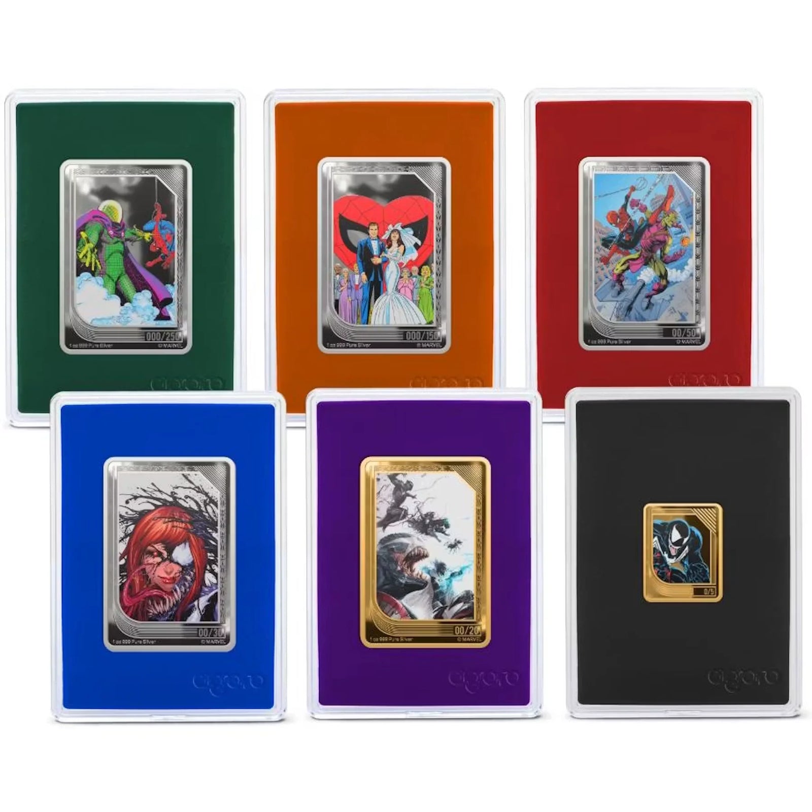 2026 Agoro Marvel Spider-Man Comic Art Through The Ages Collectible Coin Box (Ships Sealed Only)
