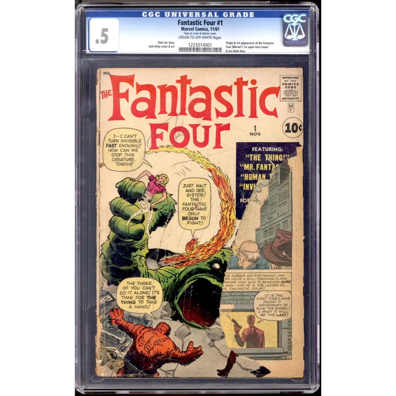 Fantastic Four #1 Comic Book | CGC 0.5 Graded