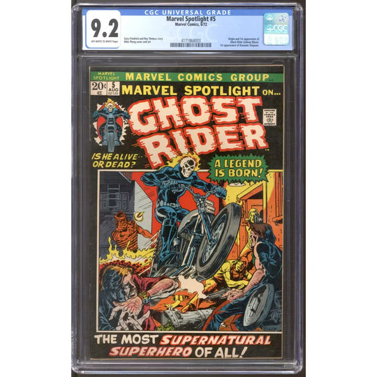 Marvel Spotlight #5 CGC 9.2 (OW-W) | First Ghost Rider Appearance