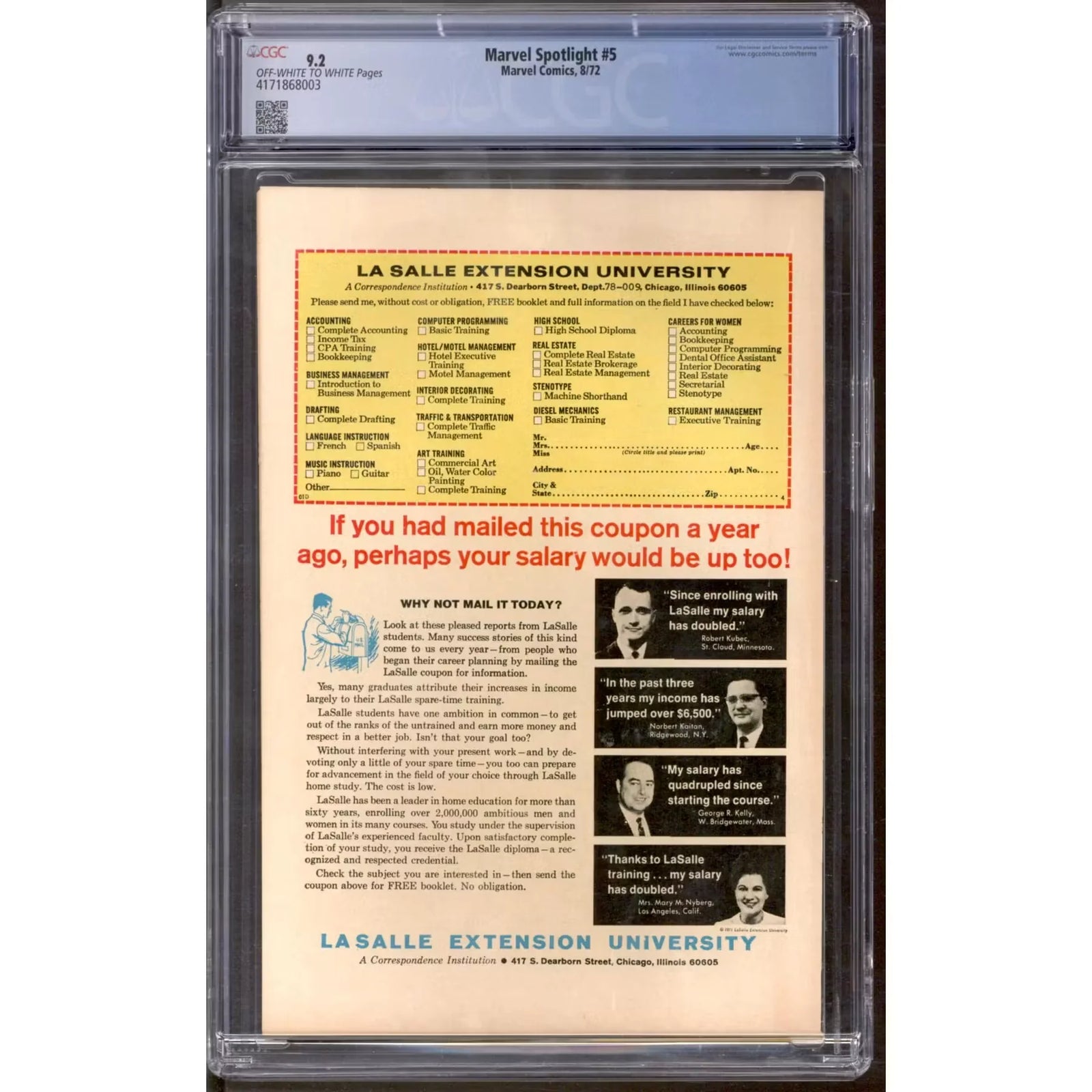 Marvel Spotlight #5 CGC 9.2 (OW-W) | First Ghost Rider Appearance